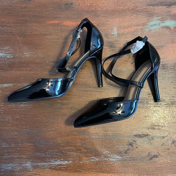 NWT TOP MODA Women's Stiletto Monroe-5 Verniz High Heels Ankle Strap Size 7 - Picture 4 of 10